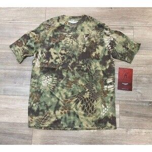 Kryptek Stalker Mens M Short Sleeve Crew Neck Mandrake Cotton Camo T Shirt